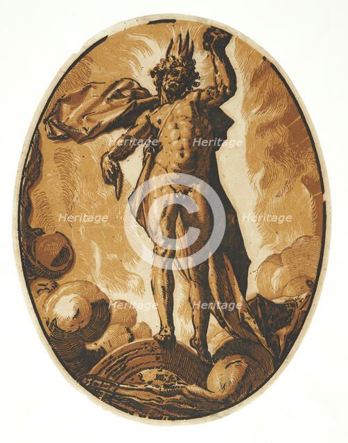 Helios, c1594. Creator: Goltzius, Hendrick (1558-1617).