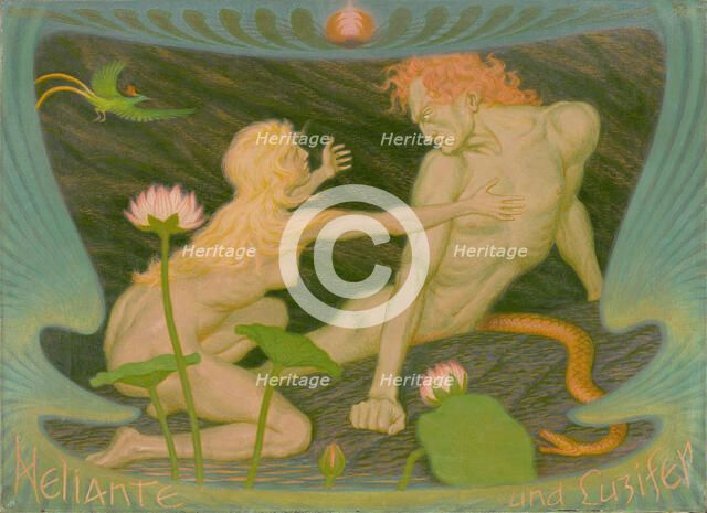 Heliante and Lucifer, 1933. Creator: Fidus (1868-1948).
