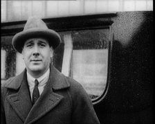 Helicopter Engineer Raoul Pescara, 1922. Creator: British Pathe Ltd