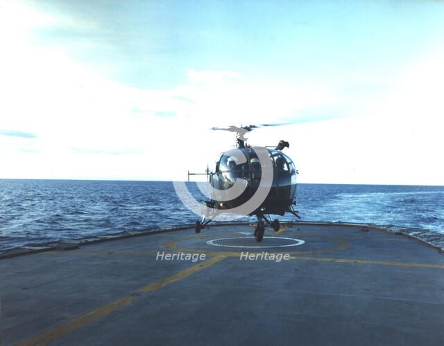 Helicopter, Falklands War, 1982. Creator: Luis Rosendo.