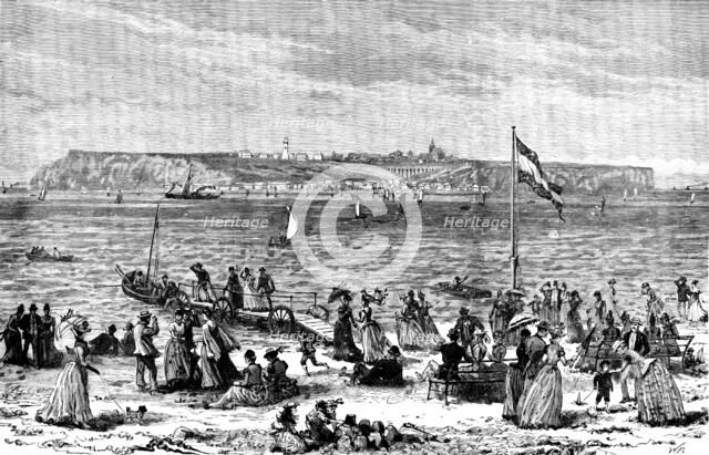 Heligoland, the island to be ceded to Germany, 1890. Creator: Unknown.