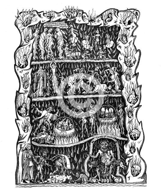 Hell, 12th century. Artist: Unknown