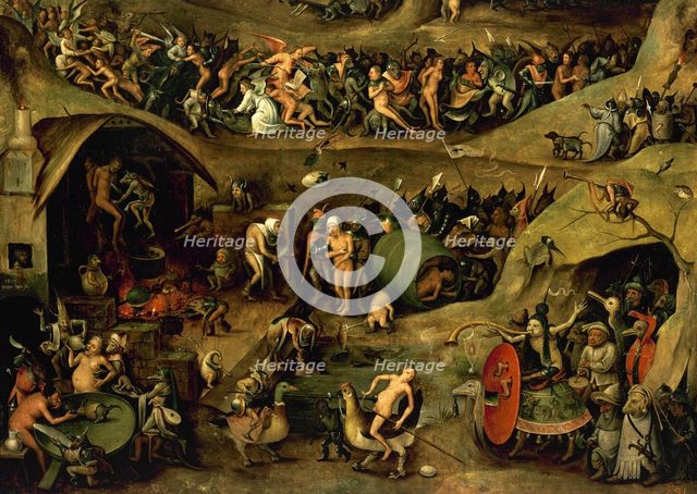 Hell, 1570. Creator: Pieter Huys.