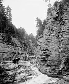 Hell Gate and Jacob's Ladder, Ausable Chasm, between 1900 and 1910. Creator: Unknown