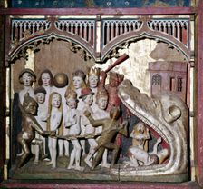 Hell's Mouth from the Last Judgement, detail from Retable, c1400