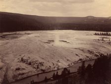 Hell's Half Acre, Firehole River, 1884. Creator: F. Jay Haynes
