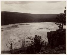 Hell's Half Acre, Prismatic Springs, c. late 1880s. Creator: Frank Jay Haynes (American, 1853-1921)