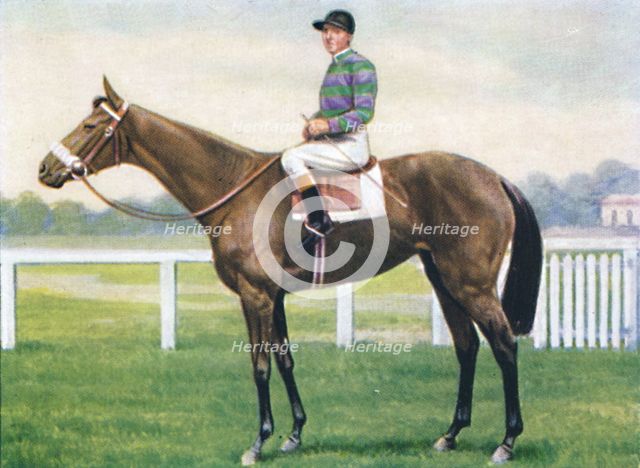 Helleniqua, Jockey: B. Guimard', 1939. Artist: Unknown.