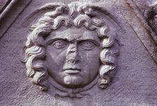 Hellenistic Gorgon from a Sarcophagus from Asia Minor (Turkey), 20th century