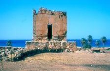 Hellenistic Mausoleum, Tolmeita, Libya. Creator: Vivienne Sharp