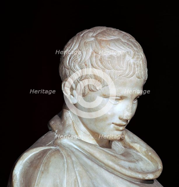 Hellenistic marble statue of a young athlete from Aydin, 1st century BC. Artist: Unknown