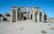 Hellenistic temple, Hatra (Al-Hadr), Iraq, 1977. Creator: Vivienne Sharp