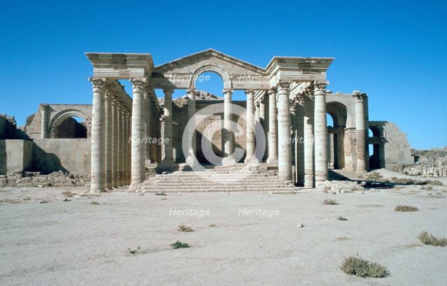 Hellenistic temple, Hatra (Al-Hadr), Iraq, 1977. Creator: Vivienne Sharp.