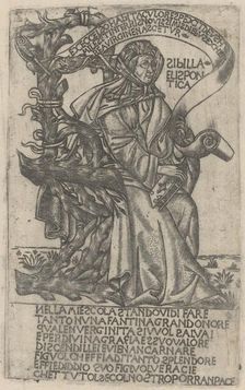 Hellespontine Sibyl, early 15th century. Creator: Unknown