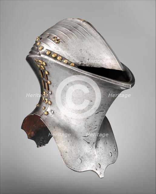 Helm for the Joust of Peace (Stechhelm), German, probably Nuremberg, ca. 1500. Creator: Unknown.