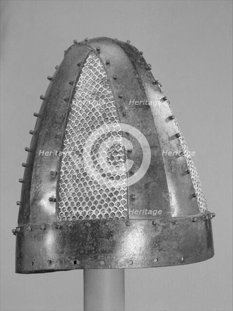 Helmet, Mesopotamian or Iranian, 4th century. Creator: Unknown.