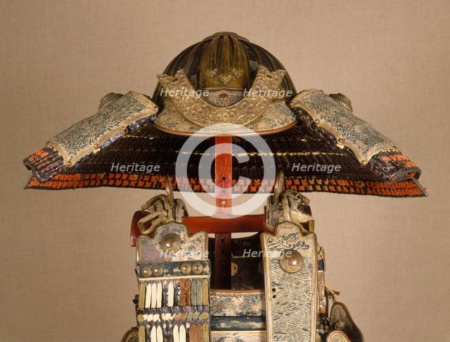 Helmet of Ashikaga Takauji (1305-1358), Japanese, mid-14th century. Creator: Unknown.