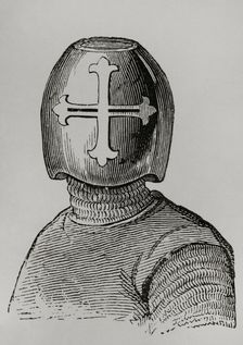 Helmet of Hugo, Viscount of Chalon, Late 13th century, (1877). Creator: Unknown