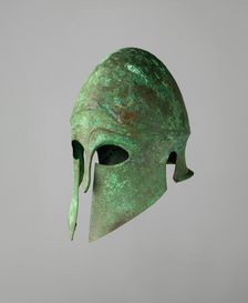Helmet of the Corinthian Type..., Greek, early 5th century B.C. Creator: Unknown