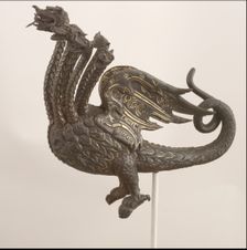 Helmet Crest for the Burgonet of Sforza Pallavicino (1519-1585), Italian, Milan, ca. 1560. Creator: Unknown
