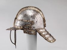 Helmet for a Harquebusier, British, London or Greenwich, ca. 1630-40. Creator: Royal Workshops at Greenwich