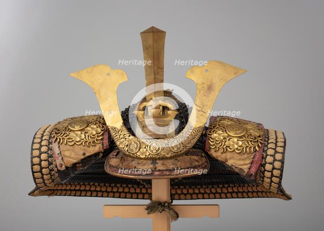 Helmet (Hoshi Kabuto) in the 13th Century Style, Japanese, late 17th or early 18th century. Creator: Unknown.