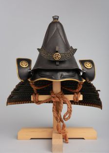 Helmet in the Shape of an Eggplant, Japanese, 17th century. Creator: Saotome Ietada