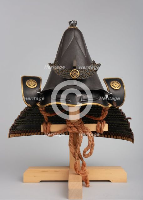 Helmet in the Shape of an Eggplant, Japanese, 17th century. Creator: Saotome Ietada.