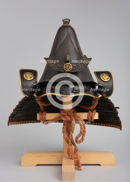 Helmet in the Shape of an Eggplant, Japanese, 17th century. Creator: Saotome Ietada.