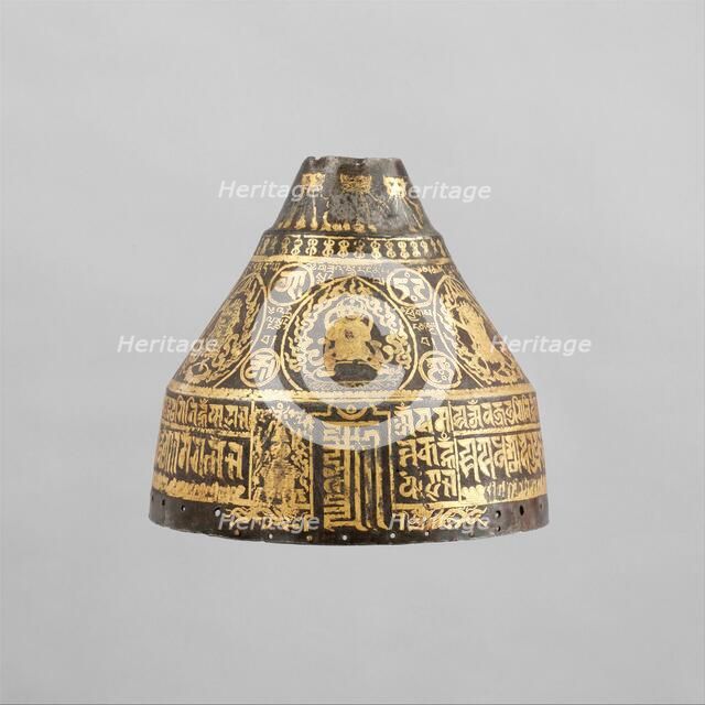 Helmet (rmog), Mongolian, 15th-17th century. Creator: Unknown.