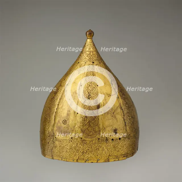 Helmet, Turkey, early 17th century. Creator: Unknown.