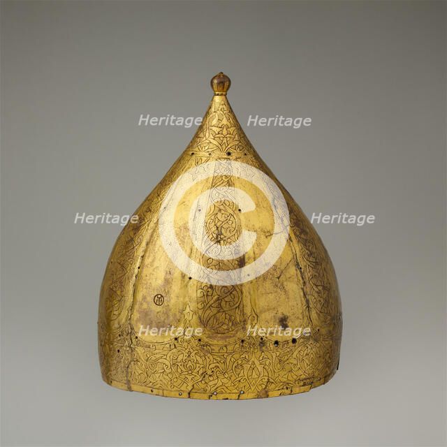 Helmet, Turkey, early 17th century. Creator: Unknown.
