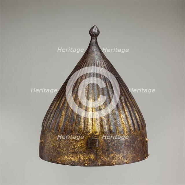Helmet, Turkish, ca. 1550-1600. Creator: Unknown.