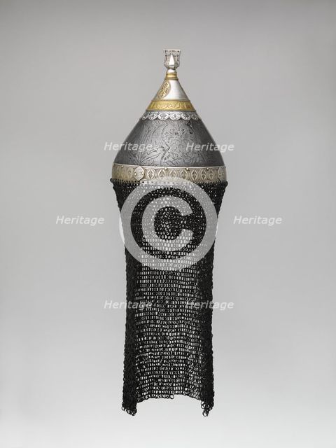 Helmet, Turkish, dated A.H. 1196/A.D. 1781-82. Creator: Unknown.
