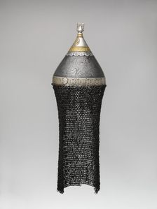 Helmet, Turkish, dated A.H. 1196/A.D. 1781-82. Creator: Unknown