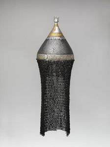 Helmet, Turkish, dated A.H. 1196/A.D. 1781-82. Creator: Unknown