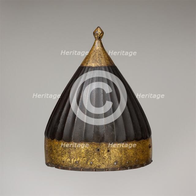 Helmet, Turkish, dated A.H. 977/A.D. 1588-89. Creator: Unknown.