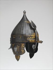 Helmet, Turkish, probably Istanbul, ca. 1560. Creator: Unknown
