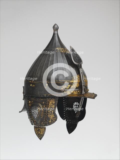 Helmet, Turkish, probably Istanbul, ca. 1560. Creator: Unknown.