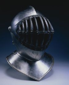 Helmet with Barred Visor, 1500s. Creator: Unknown