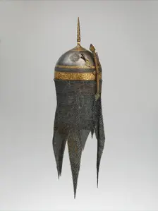 Helmet with Talismanic Inscriptions, Iran, 18th century. Creator: Unknown