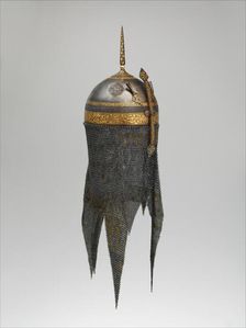 Helmet with Talismanic Inscriptions, Iran, 18th century. Creator: Unknown