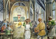 Helmsley Castle, 14th century, (c1990-2010). Artist: Philip Corke