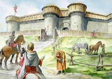 Helmsley Castle, 13th century, (c1990-2010). Artist: Philip Corke