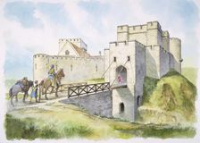 Helmsley Castle, North Yorkshire, 13th century (c1990-2010). Artist: Philip Corke