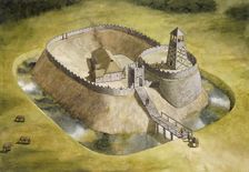 Helmsley Castle, North Yorkshire, 12th century (c1990-c2010). Artist: Simon Hayfield
