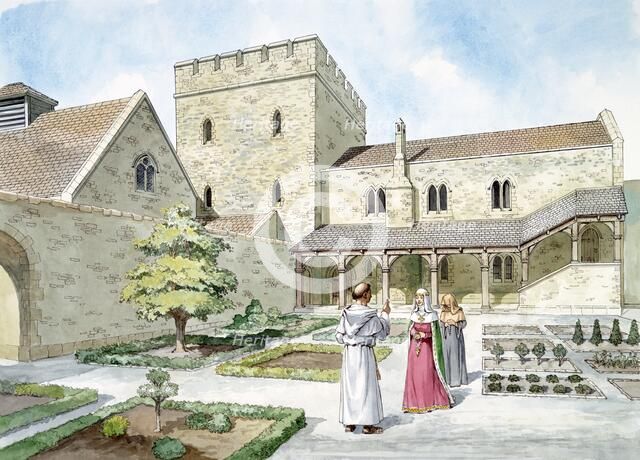 Helmsley Castle, North Yorkshire, 14th century (c1990-2010). Artist: Philip Corke.