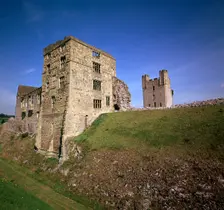 Helmsley castle in Yorkshire, 12th century