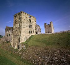 Helmsley castle in Yorkshire, 12th century
