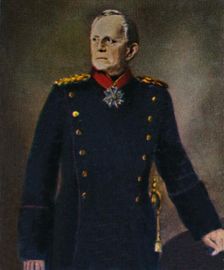 Helmuth von Moltke 1800-1891. - Gemälde von Lenbach 1934. Creator: Unknown